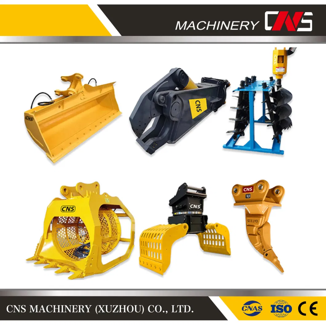 Construction Machinery Attachments Excavator Hydraulic Demolition Pulverizer Hydraulic Crusher Excavator