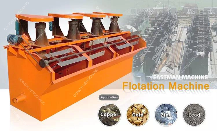 High Capacity 1-1000tph Sf Type Gold Coal Mineral Lead Zinc Copper Ore Separator Silver Black Sand Froth Flotation Mining Machine with Good Price