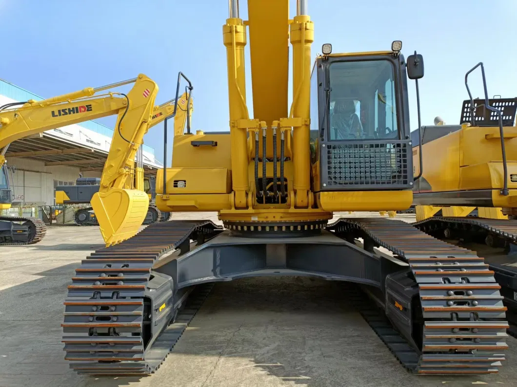 Lishide 80ton large hydraulic crawler excavator,big mining construction machinery