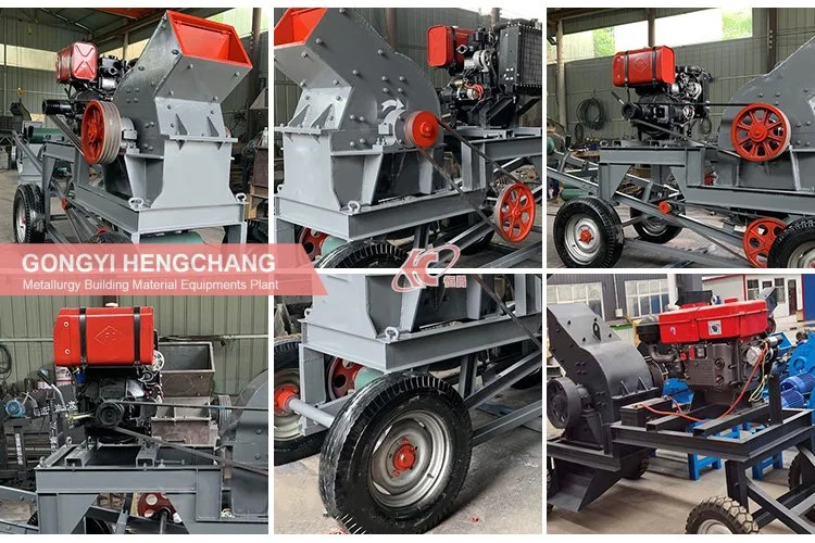 Small Coal Stone Glass Hammer Crusher Machine for Sale