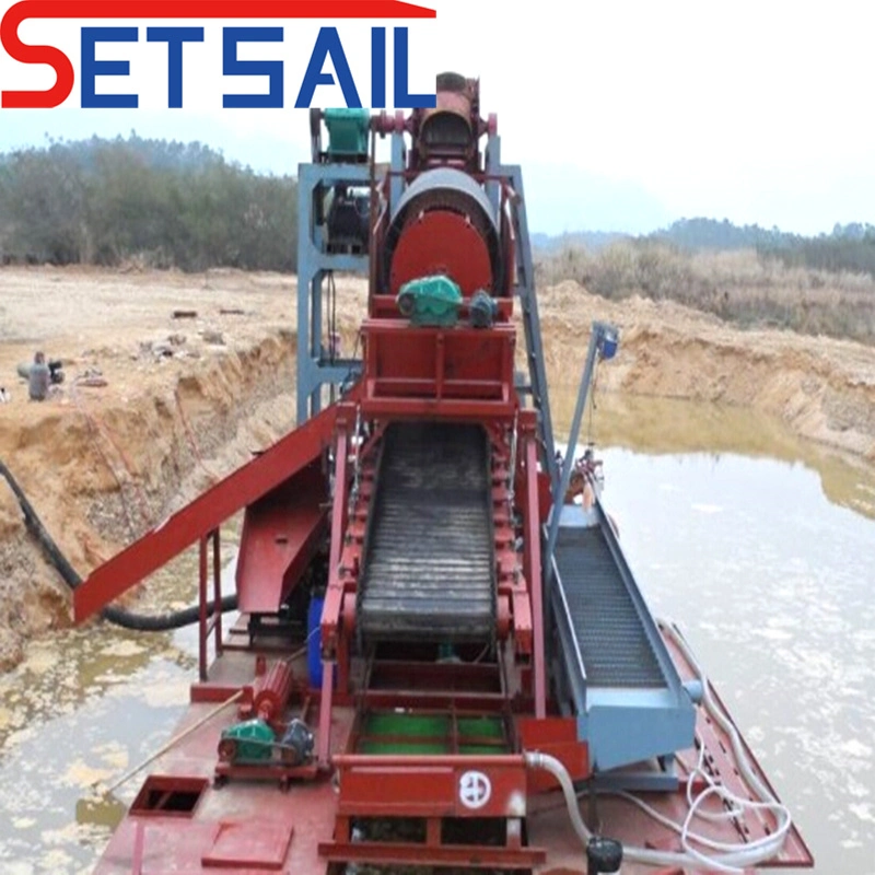 Large Capacity River Chain Bucket Mining Machinery for Gold