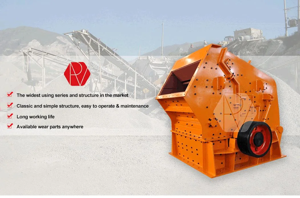 Widely use mining industrial marble calcium ore stone breaking machine impact crusher