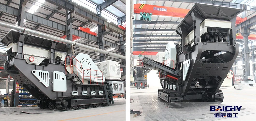 Compact Mining Crushing Equipment Mobile Jaw Crusher for Bauxite Gold Ore 100-200tph Crawler Mobile Stone Crusher Plant Price