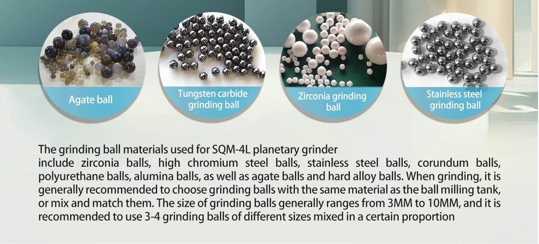 Laboratory Sample Testing Pulverizer Customed Cold Air Low Temperature Planetary Ball Mill