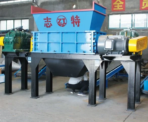 Industrial Heavy Duty Rubber Tire Recycling Shredders Car Wheel/Scrap Metal/Hard Disk Crusher