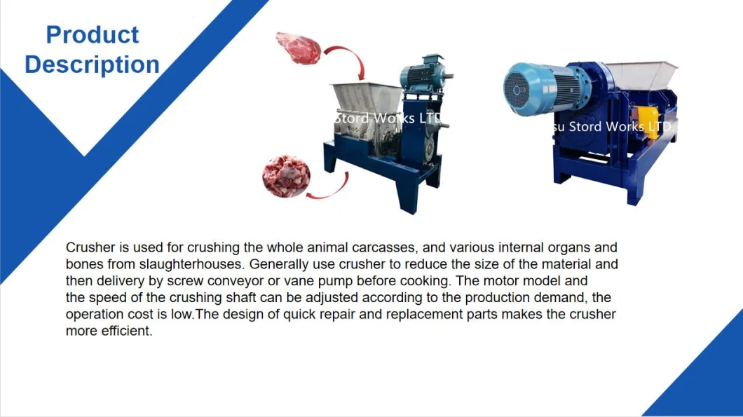 High Capacity Bone Crushers for Meat Processing Plants