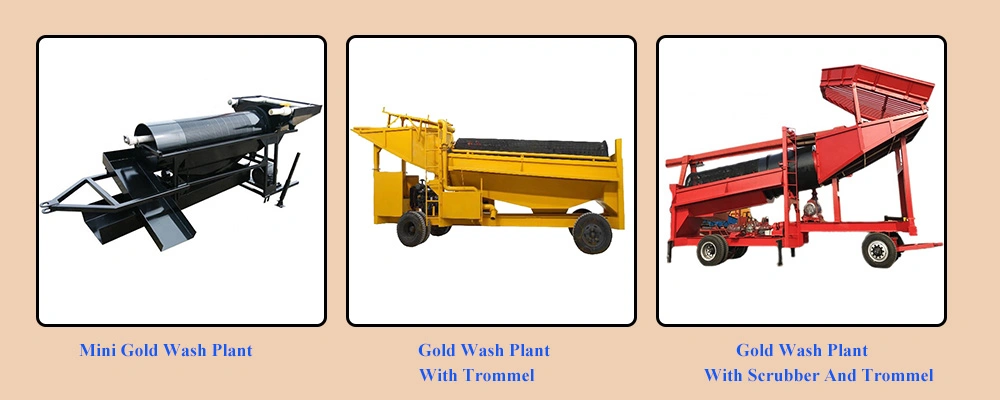 China Keda Customize Designed Mobile Gold Mining Equipment