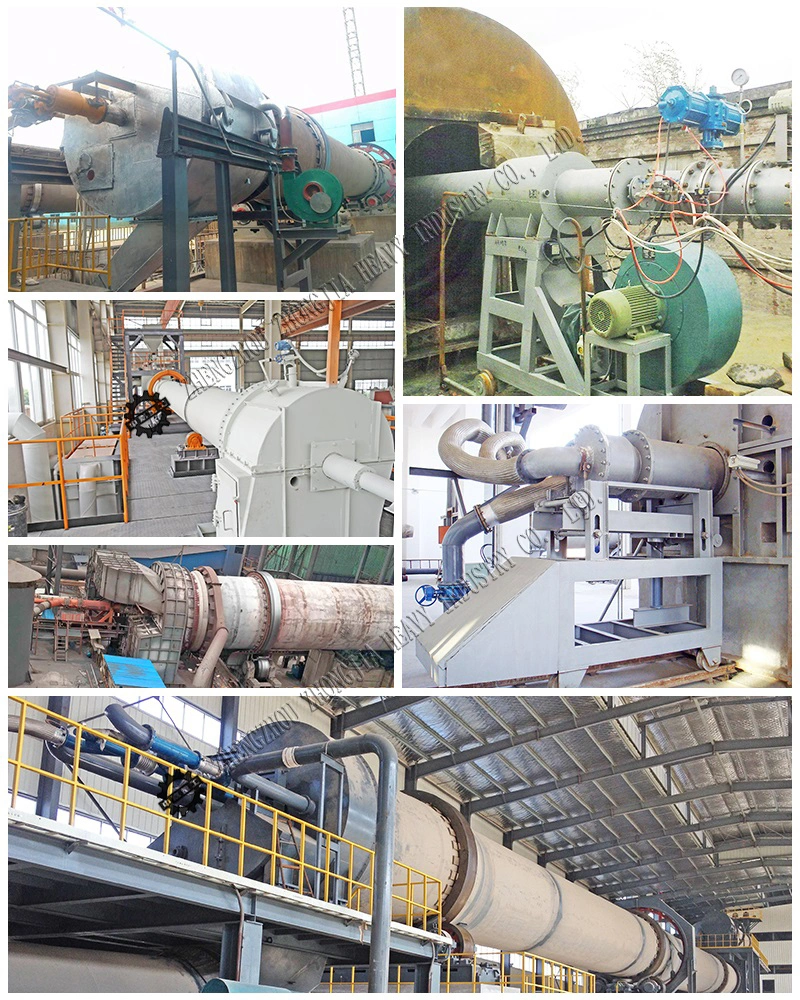 Industrial Mining Rotary Dryers Limestone, Clay, Sand, Water Slag, Coal Slime, Sludge, Fly Ash, Gypsum Powder, Rock, Petroleum Coke Drum Dryer Drying Machine