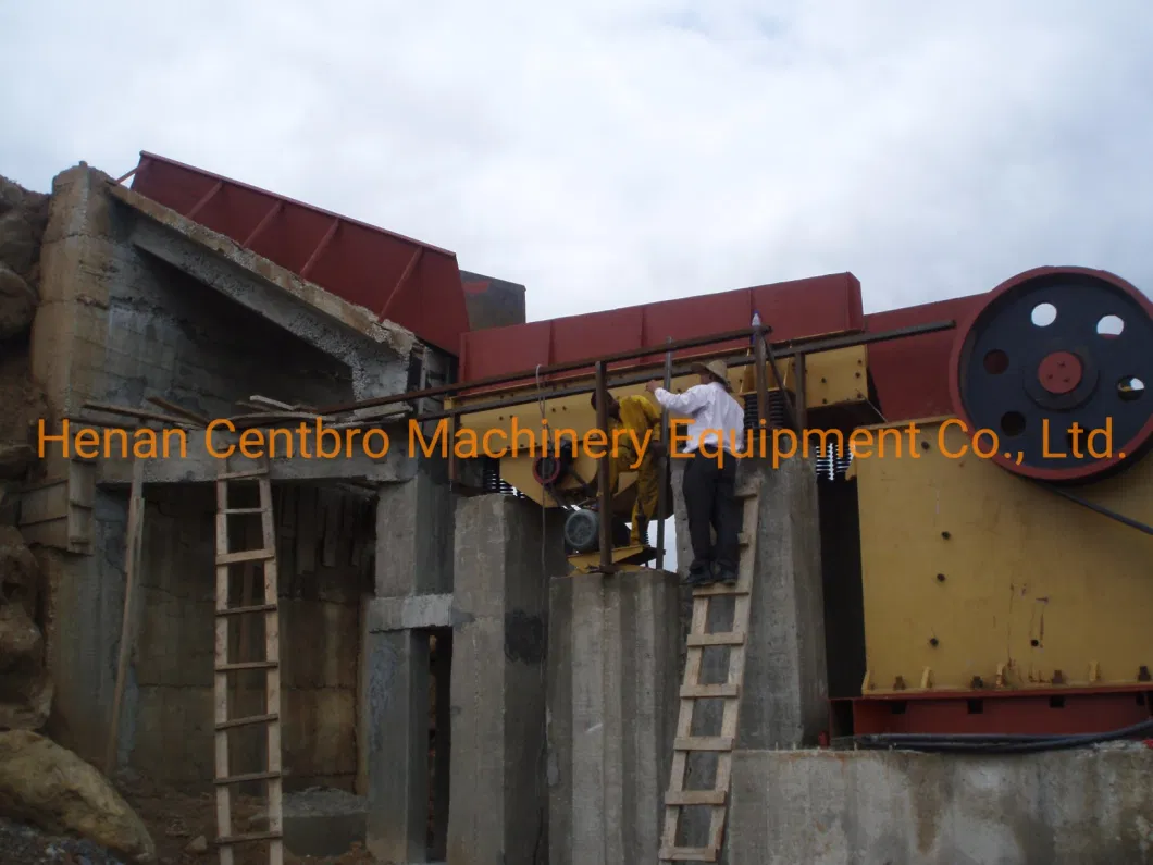 PE1500*1800 Gypsum Powder Jaw Crusher Machine Simple Compact Rock Crusher Price