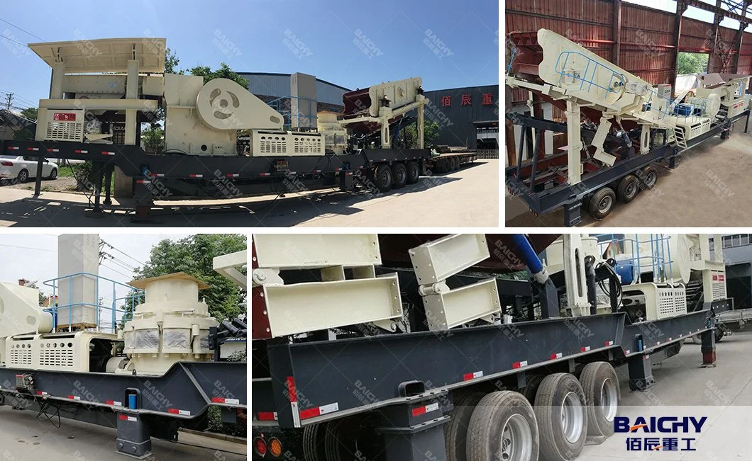 Integrated Mobile Crusher, All-in-One Mobile Crusher, Combined Type Mobile Crush and Screen Plant Price List