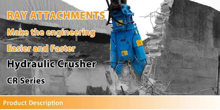 Demolition Tools Excavator Hydraulic Concrete Crusher