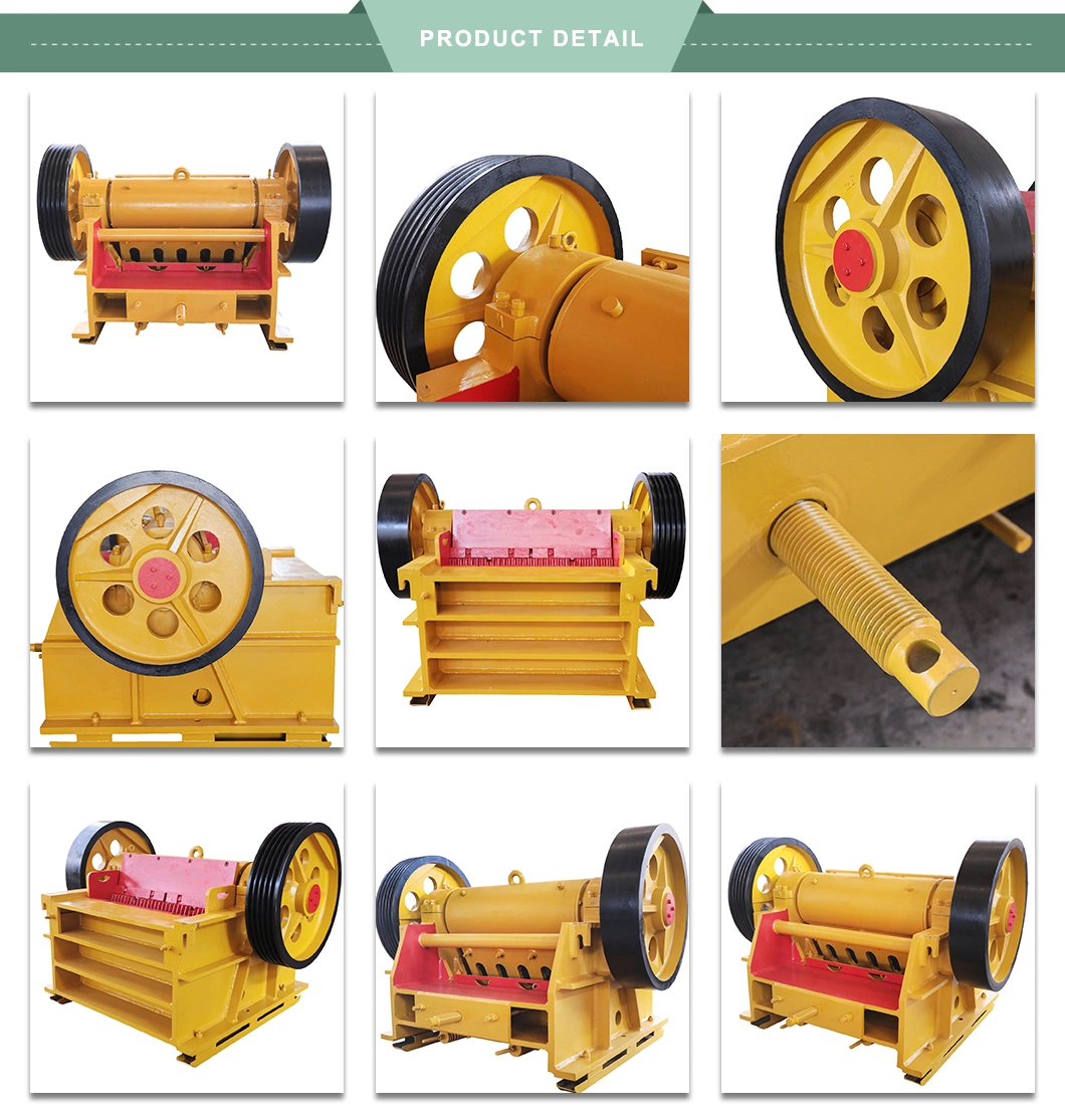 Mining Machinery Small Compact Portable Coarse Grinder Crusher Mini Jaw Breaker PE-250*500 Jaw Crusher