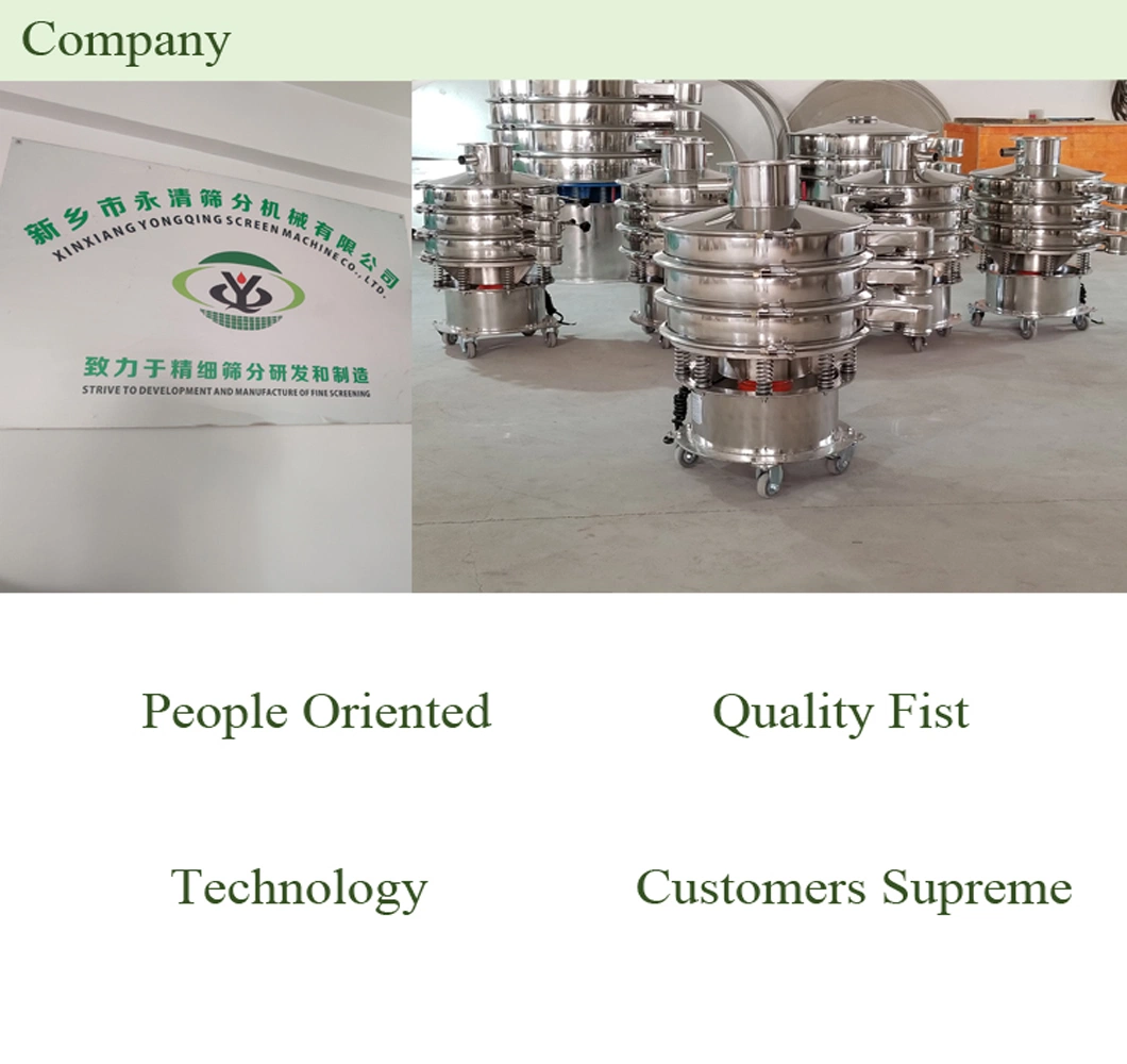 Customized Food Grade Enclosed Juice Vibrating Sieving Screen Machine