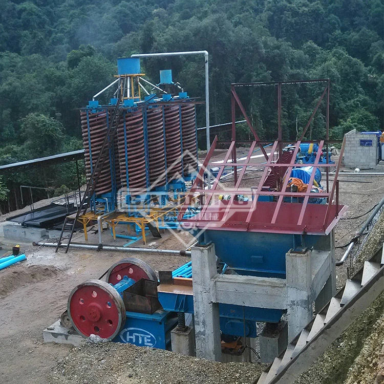 Laos Rock Tin Crusher Ball Mill Spiral Separator