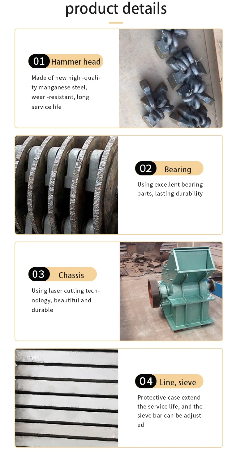 Bottle Glass Hammer Mill Mobile Stone Crusher Machine