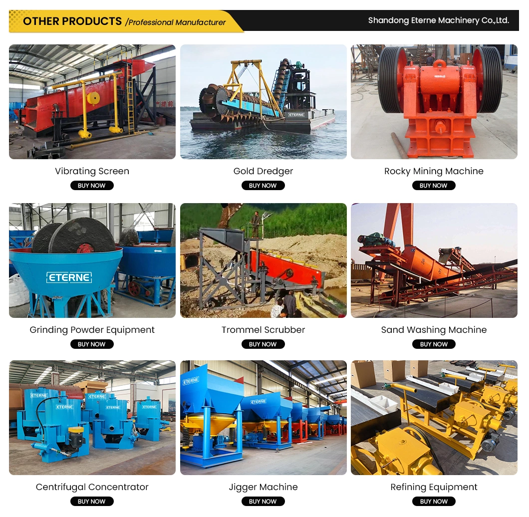 Africa Popular Mobile Diamond Small Scale Gold Trommel Mining Equipment for Sale