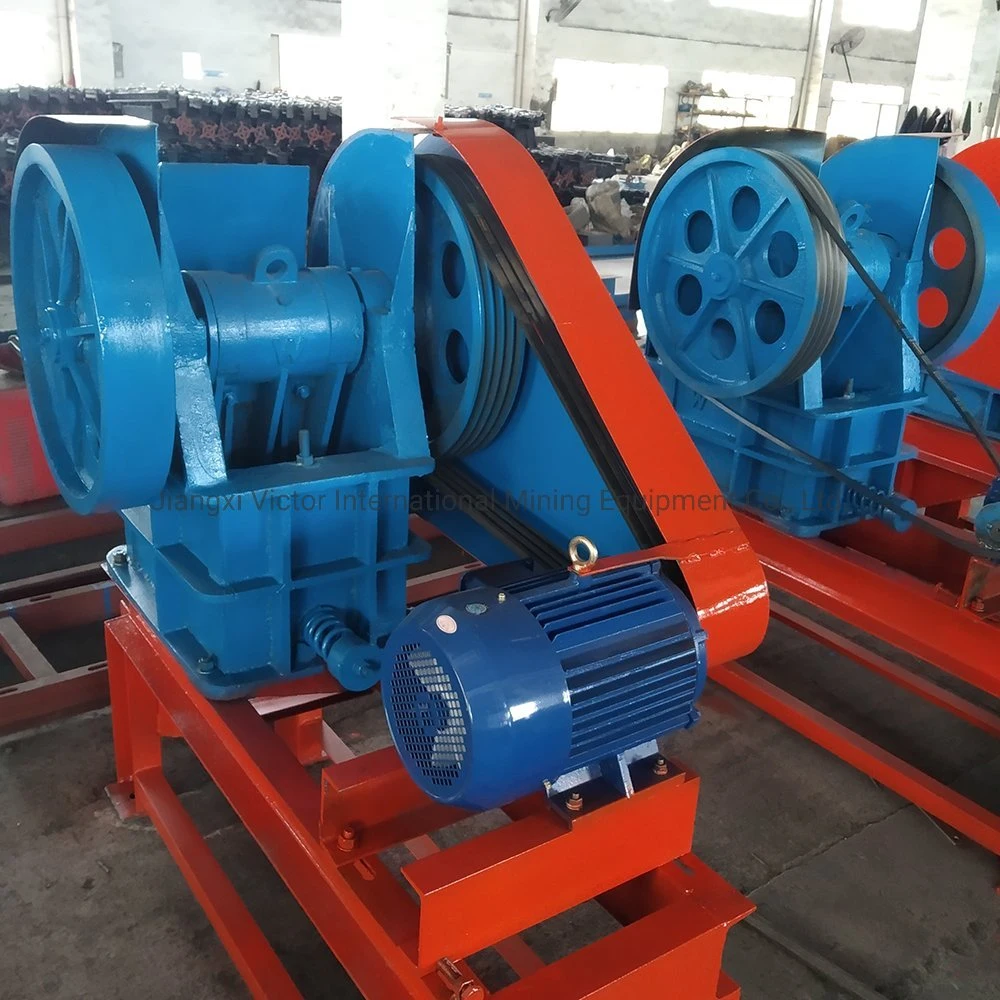 High Efficiency PE600*900 Granite Quarry Mining Hopper Primary Jaw Crusher