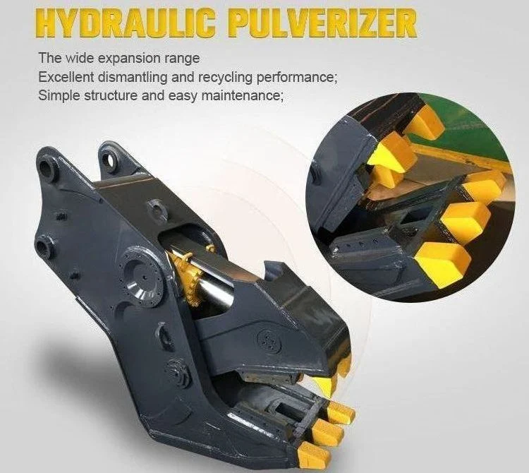 China Demolition Tools Pulverizer Concrete Hydraulic Crusher Excavator