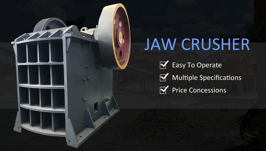 Rock Stone Ore Crushing and Mining Large Output Jaw Crusher PE 600 X 900 Price