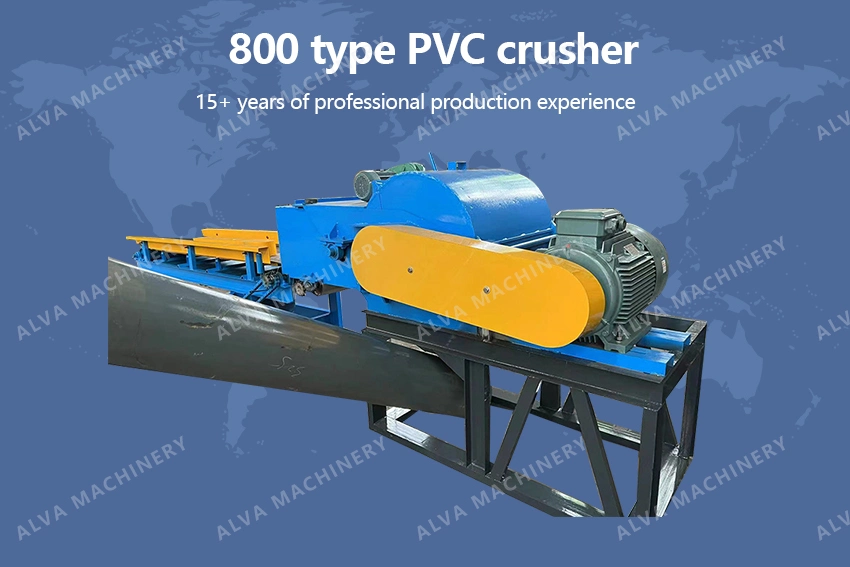 China Alva Machine Plastic Crusher/Plastic Machine Functional Plastic Big Capacity Pet Bottle Can PS Idpe PVC HDPE Glass Crusher