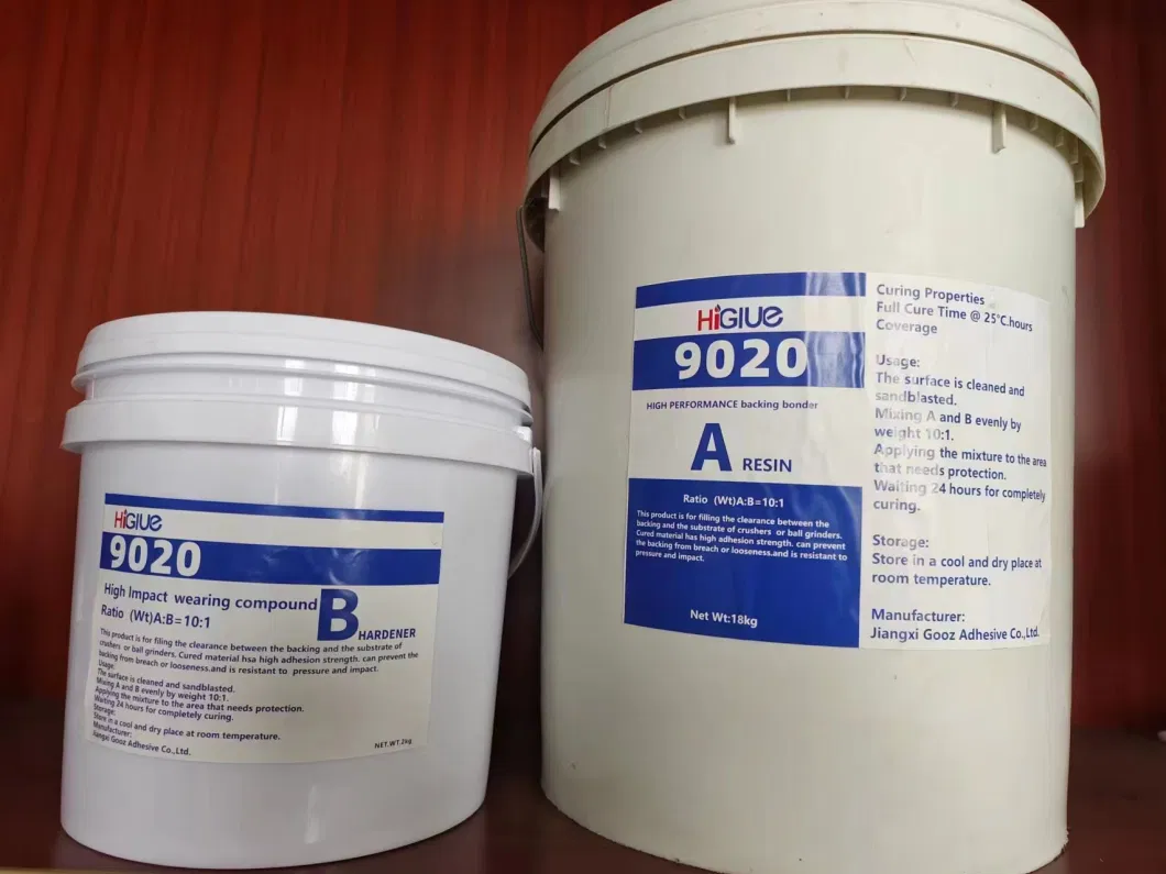 Loctit 9020 Equivalent Epoxy Backing Compound Applied Backing Wear Metal, Protective Coating