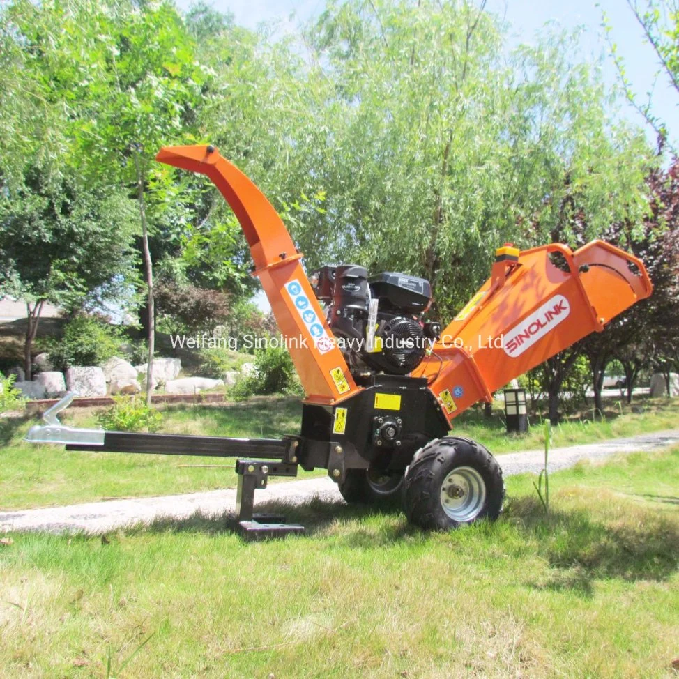 Sinolink Two-Wheel Support Wood Crusher with Tractor