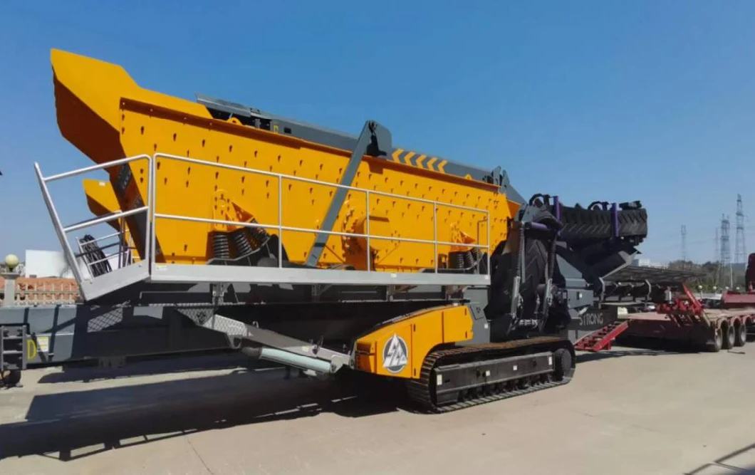 China High-Efficiency Mobile Crushing Plant for Quarry Rock Stone Mobile Jaw Crushing Plant