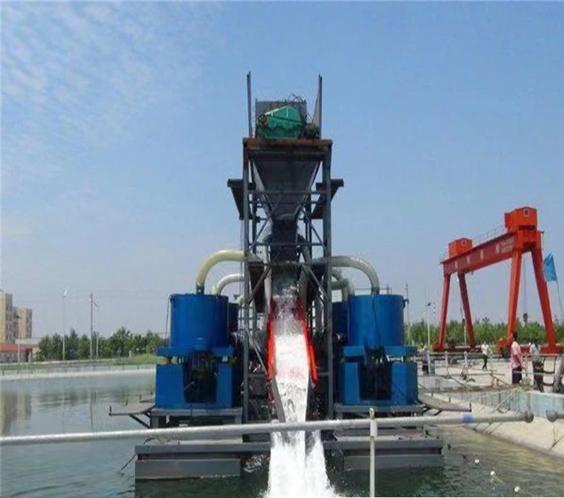 Large Capacity 300t River Gold Diamond Mining Machine