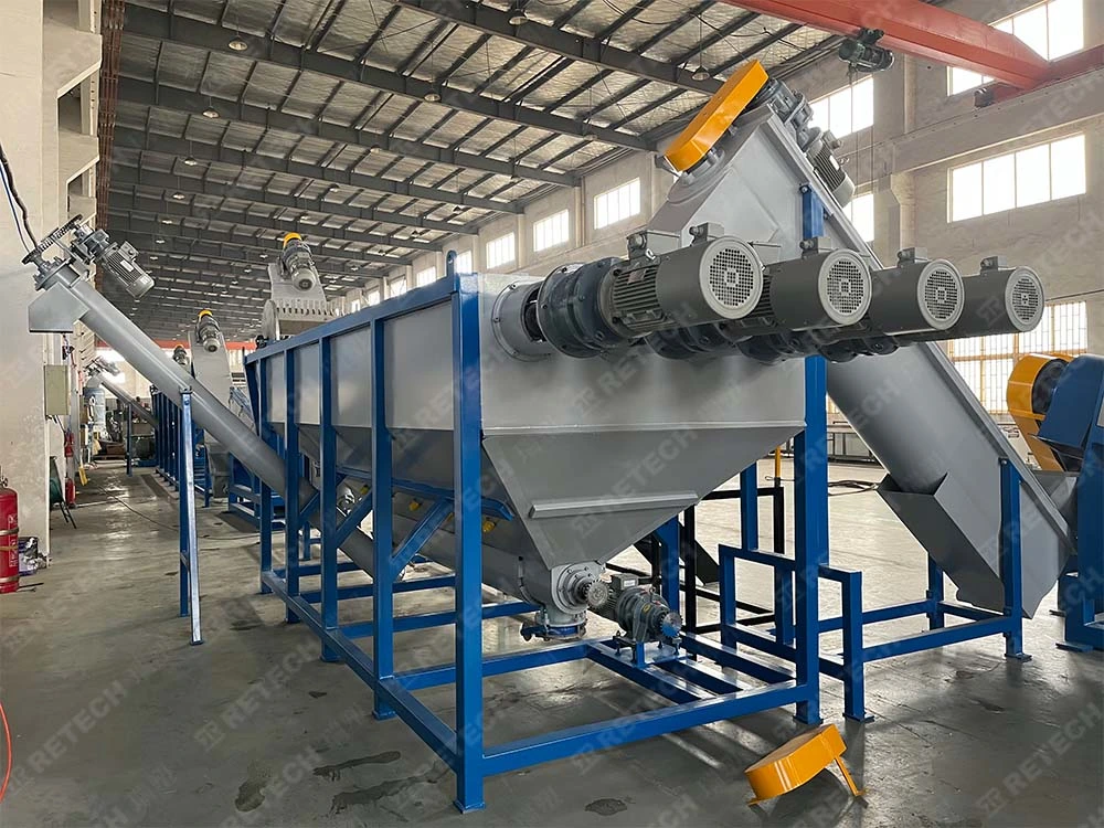 PP PE LDPE LLDPE Film Crushing Washing Drying Production Line Waste Plastic Recycling Machine Plant