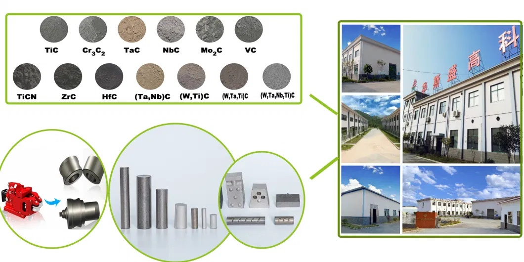 Rock Hammer Crusher Spare Part of Tungsten Titanium Carbide Rod