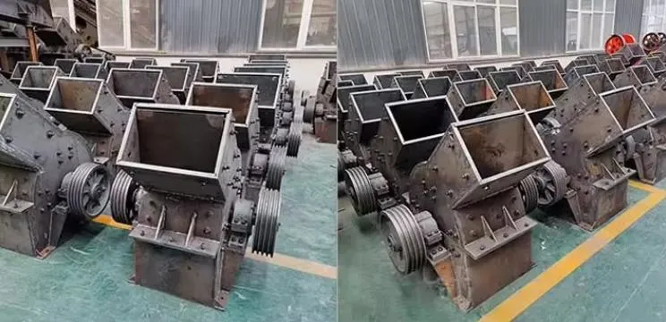 Basalt Stone Crusher Glass Rock Stone Crusher Mini Hammer Crusher PC400*300