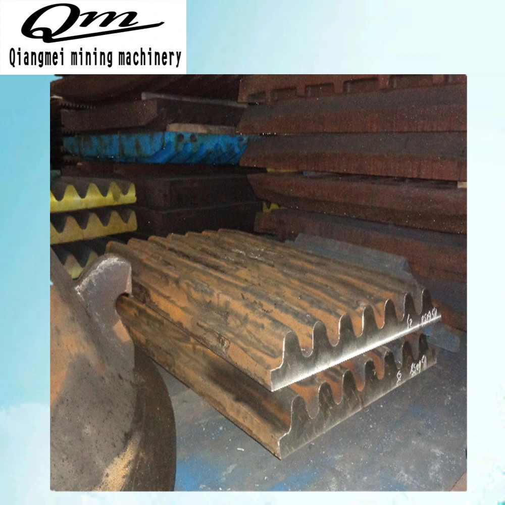 Customized Manganese Steel Jaw Crusher Parts Jaw Plate Tooth Plate