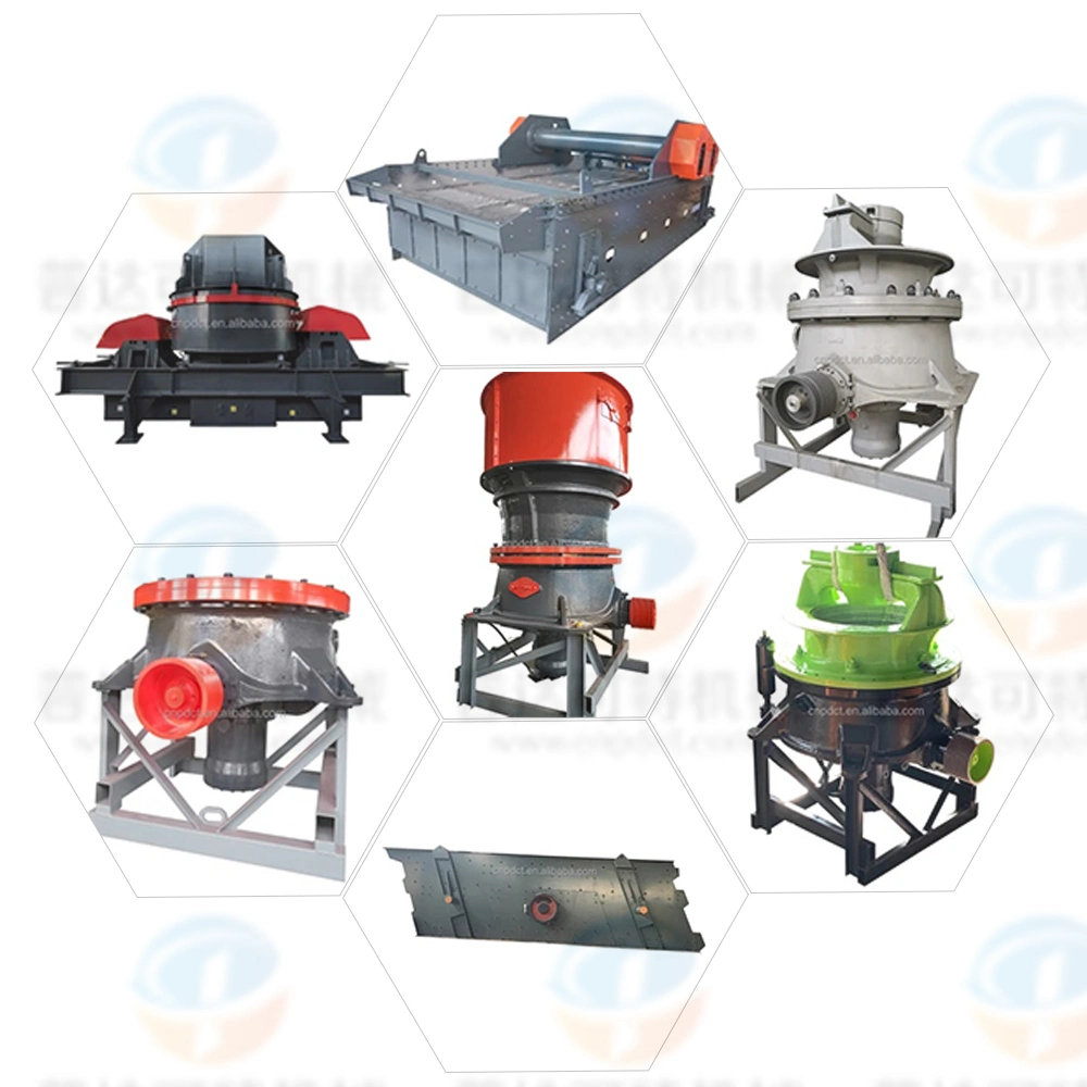 Stone Rock Crusher Accessories Head Center Bowl Liner Concave Mantle Head Center for CH CS HP Gp MP Cone Crusher Stone Rock Replacement Spare Parts