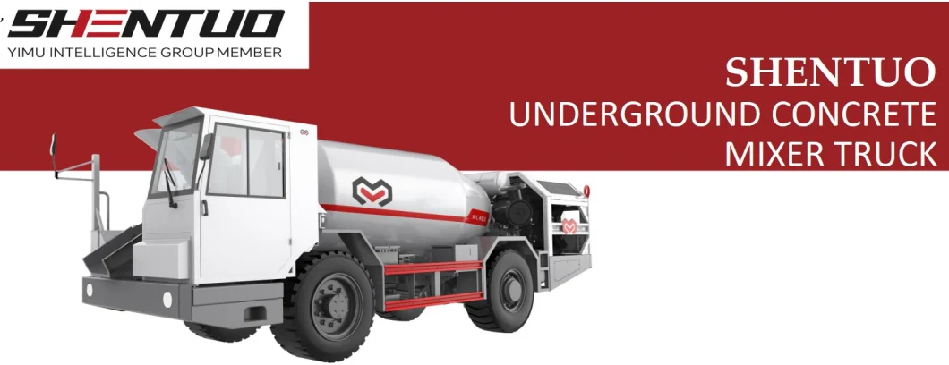 Wc5bj 5cubic Meters Capacity Concrete Mixer Truck Undergroud Coal Mining Equipment