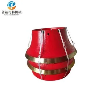 Bowl Liner Mantle Concave of Ore Cone Crusher Crushing Ore Crusher for Mining Quarry Machinery