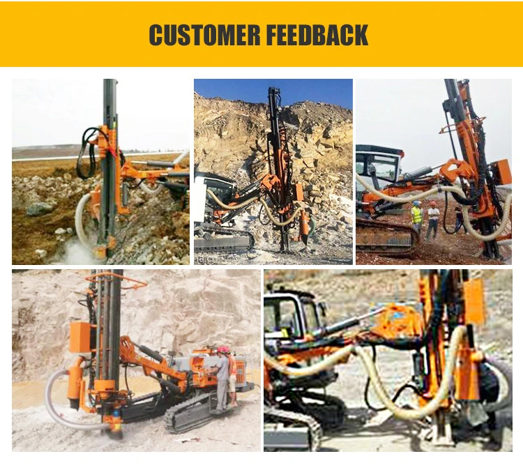 Heavy Duty Automatic Integrated DTH Surface Blast Hole Mining Drilling Machine