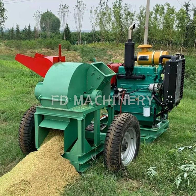 High-Capacity High Efficiency Wood Crusher Hammer Mill Grinding Machine