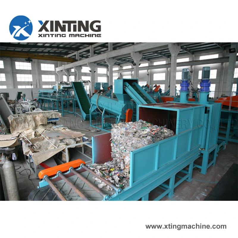 Waste Pet Bottle Recycling Machine Washing Line/Plant by Sorting Crushing Washing and Drying