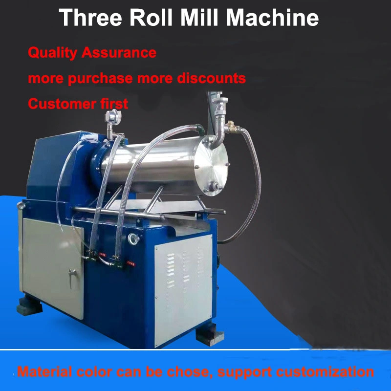 Laundry Bar Soap Making Machine Automatic Rolling Machine Lab Ceramic Three Roll Ball Mill for Ointment Triple Milled Soap Maker