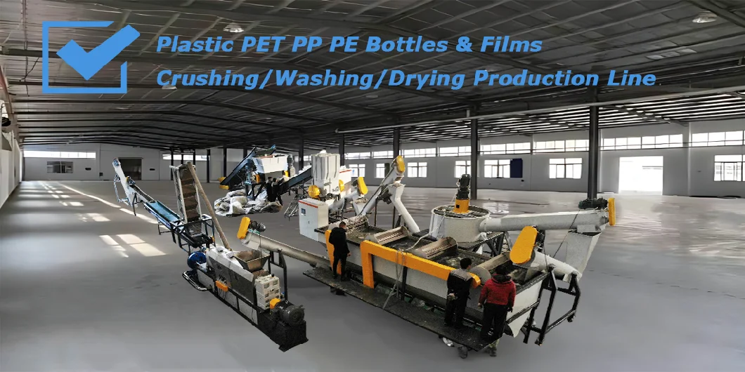 Plastic Recycling Equipment Waste Water Bottles PP PE Agricultural Films Jumbo Woven Bags Bottle Crusher Shredder Machine Recycle Pelletizing Production Line