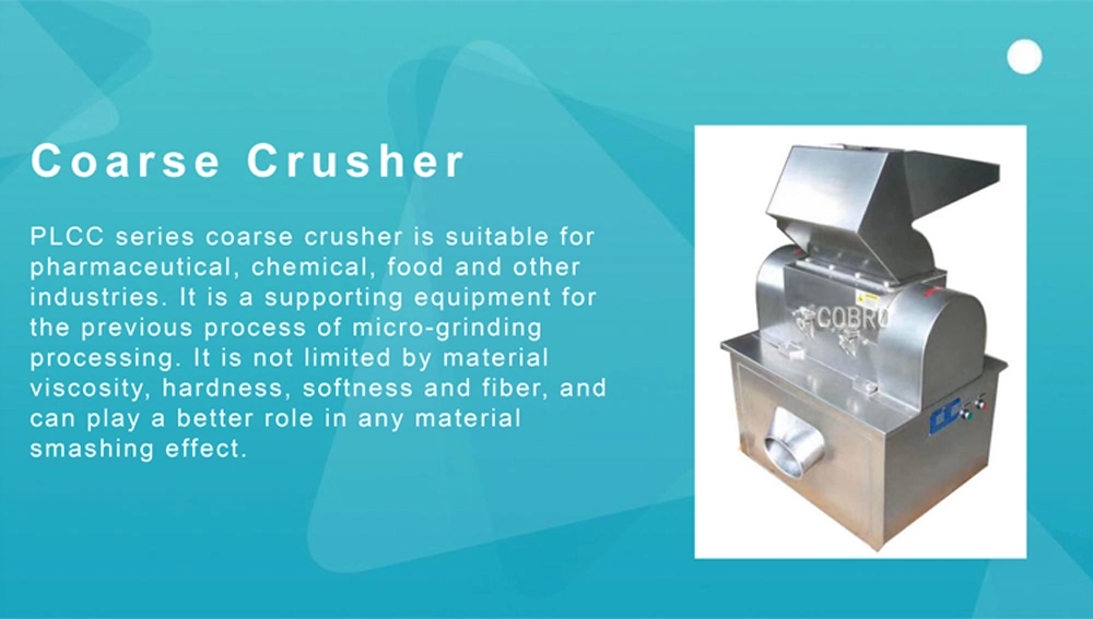 Sugar Cane Automatic Compact Moringa Leaves Hammer Crusher Machine