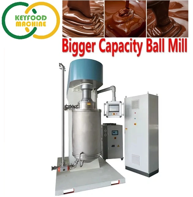 Chocolate Machine Chocolate Ball Mill 250kg/H Continuous Working