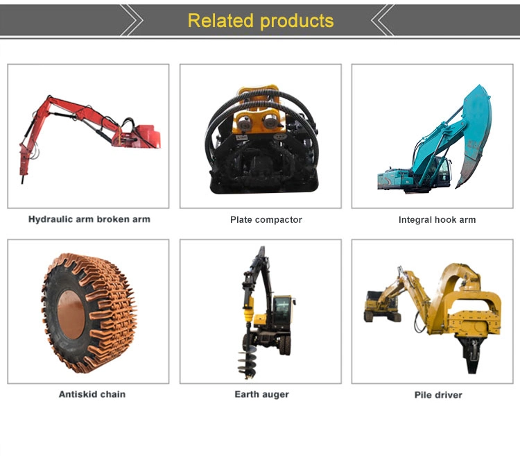 Excavator Attachment Hydraulic Concrete Crusher Scrap Crushing Forceps