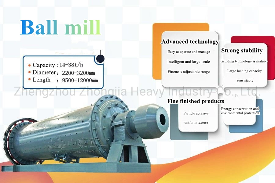 Iron Slag Sliver Aluminum Zinc Cement Powder Grinding Machine Wet Dry Gold Copper Ball Mill for Mining