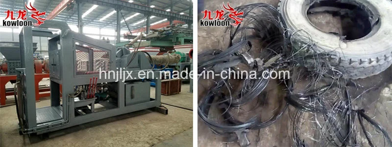 Processing Waste Tires Into Small Granules Tire Rubber Crushing Plant