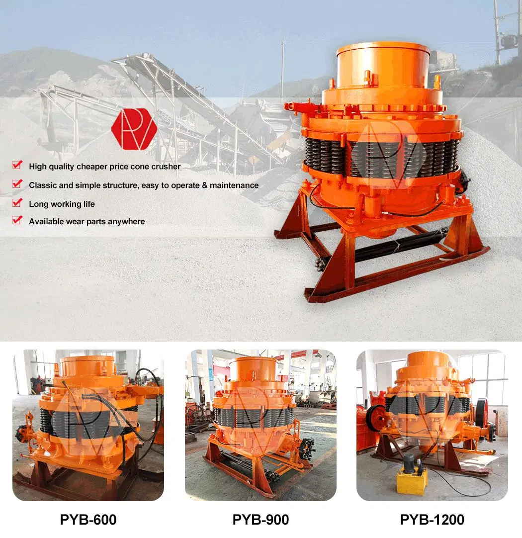 PY Series PYB600 PYB900 Spring Cone Crusher With Low Price