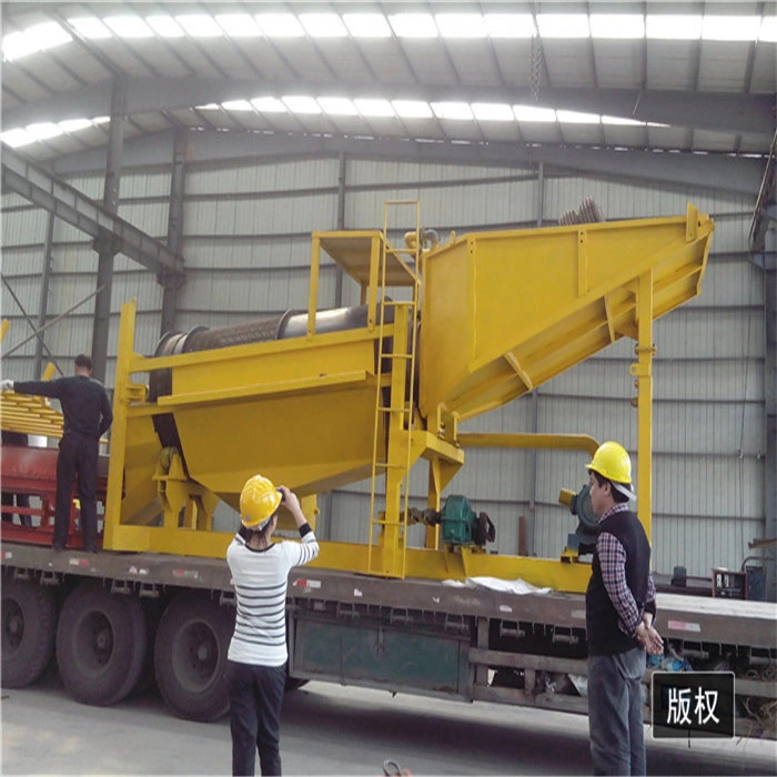 Keda Factory Supply Alluvial Diamond Mining Machine/Large Scale Gold Trommel Screen Equipment