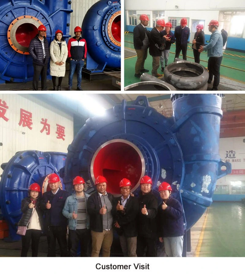 High Wear Resistance Dredge Pump Belt Driven Large Slurry Pump Mining Equipment