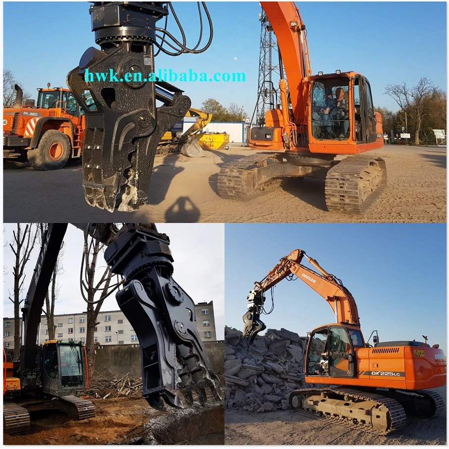 Excavator Accessories Construction Equipment Hydraulic Concrete Pulverizer Crushers