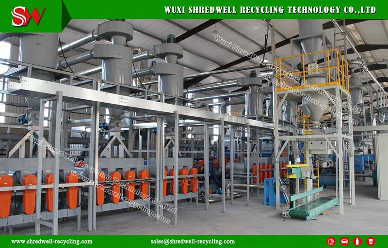 Cost-Effective Waste/Scrap/Used Tyre Shredding Plant for Rubber Powder Crushing